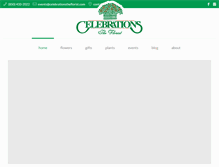 Tablet Screenshot of celebrationstheflorist.com